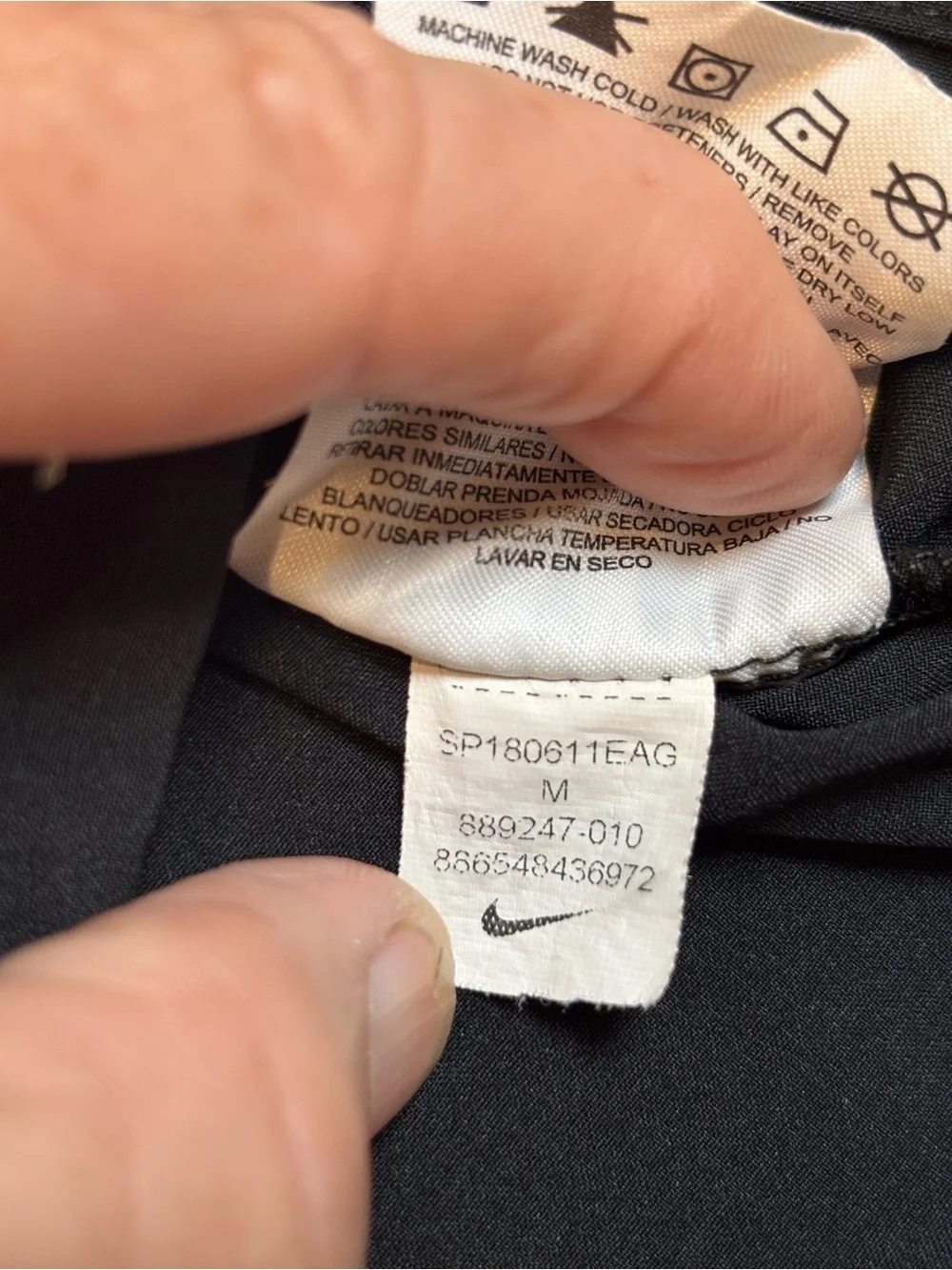 Nike Flex Women's Packable Training Jacket Black Medium EUC Half Zip Anorak
